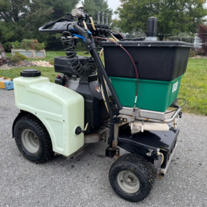 lesco chariot spx stand on spreader