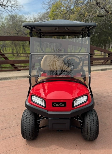 2019 Club Car Tempo – Lithium (Rood/Beige) - Afbeelding 2
