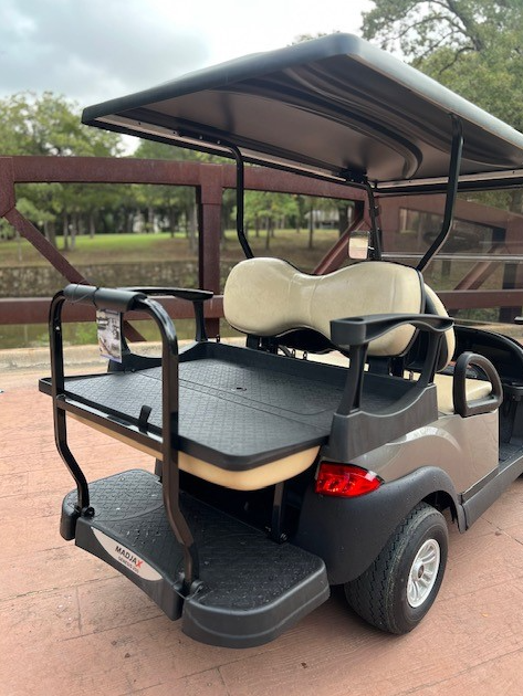 2019 Club Car Tempo – Elektrisch (Platinum/Beige) - Afbeelding 4